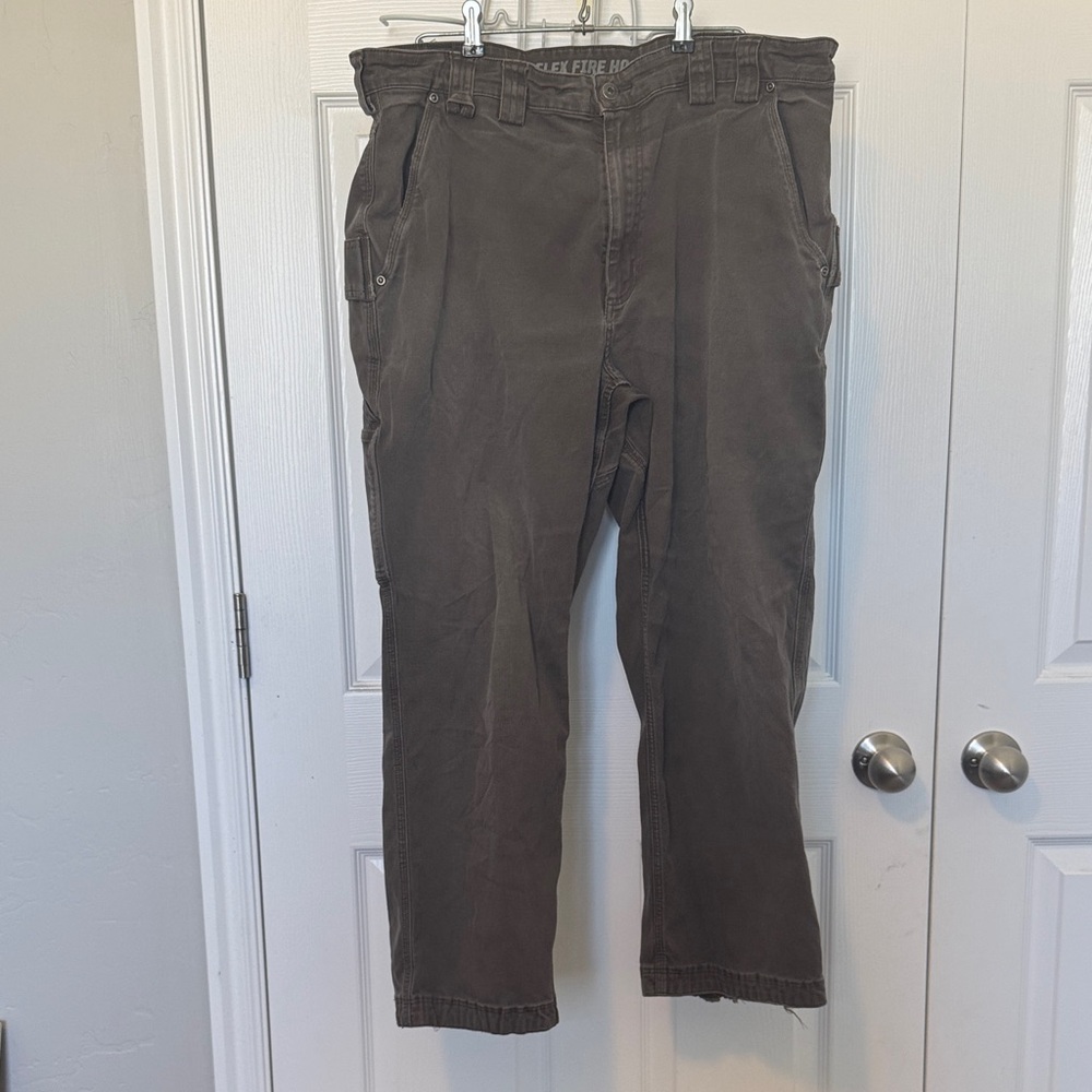 Duluth Trading Co Men's Dark Brown Cargo Pants